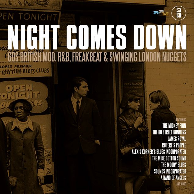 V.A. - Night Comes Down :60's Britisch Mod ,R&B ,Freakbeat &....